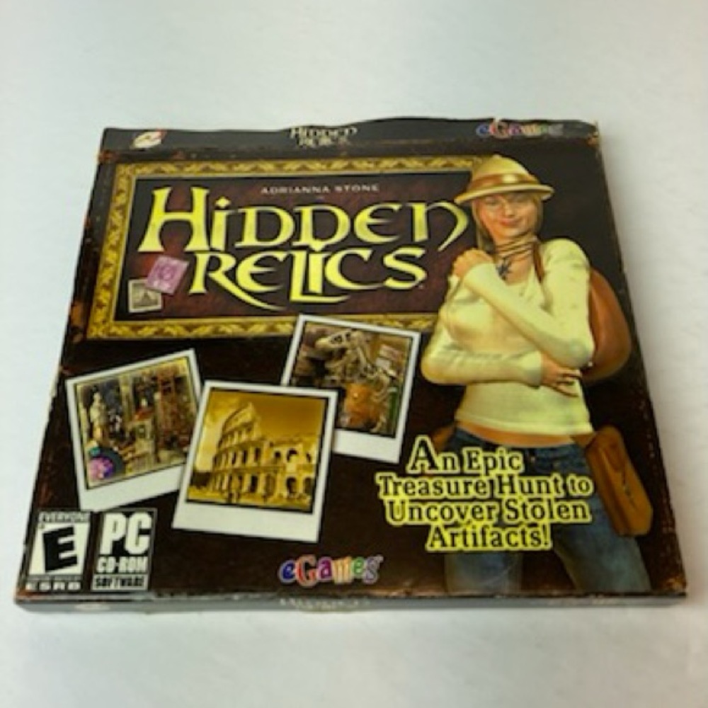 Hidden Relics PC CD-ROM Treasure Hunting Game For Windows